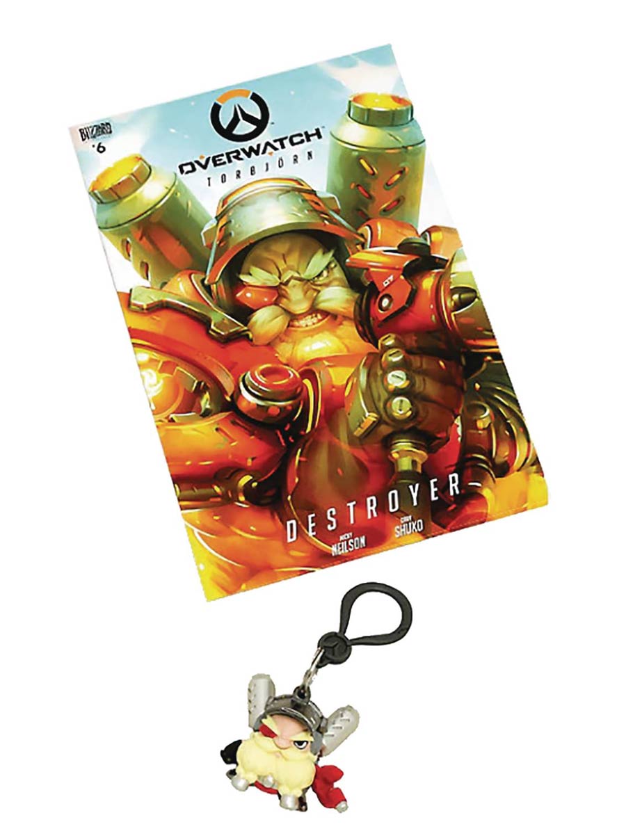 Overwatch Comic & Backpack Hanger Bundle - Torbjorn