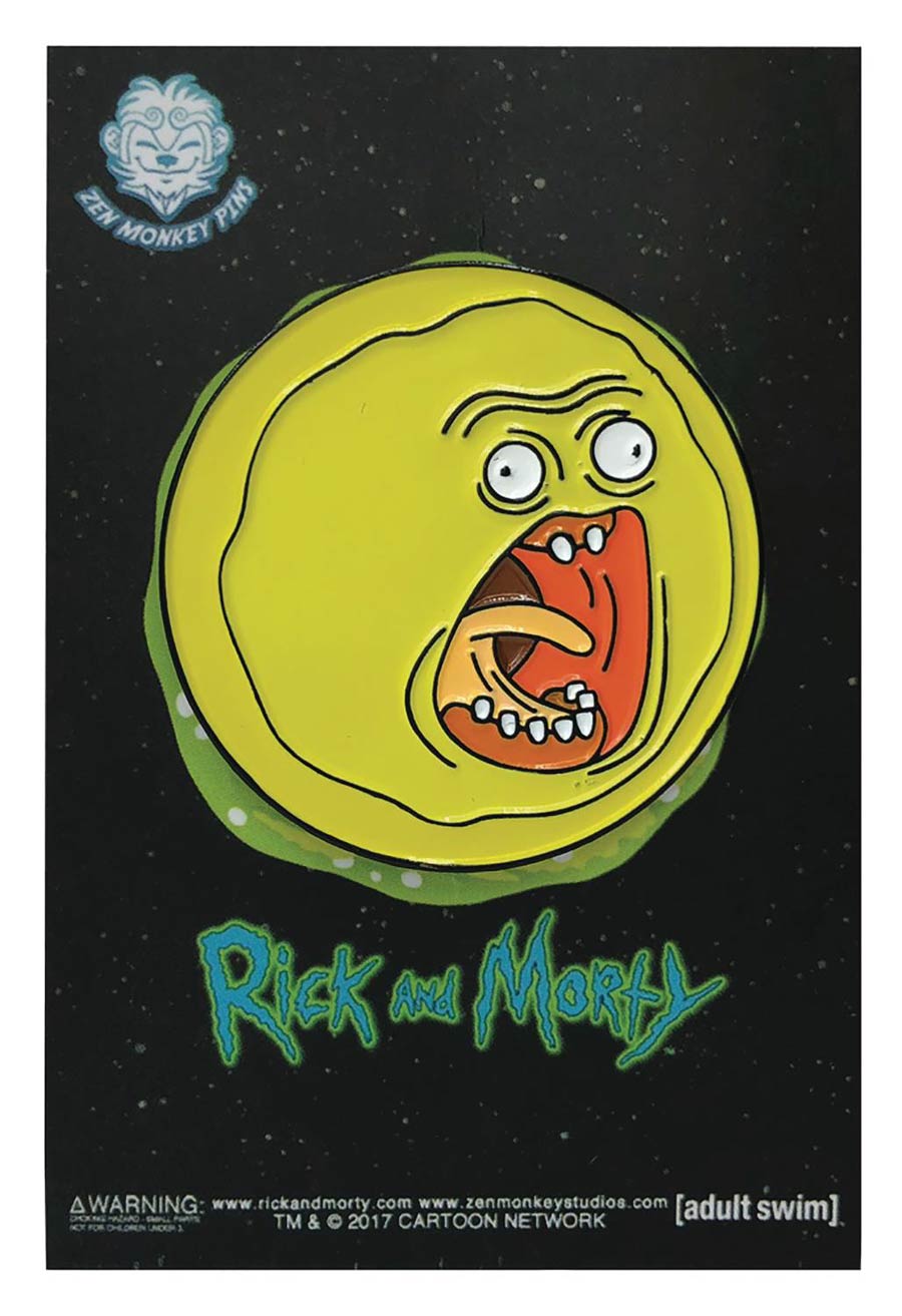 Rick And Morty Pin - Screaming Sun
