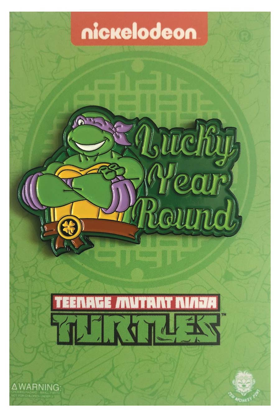 Teenage Mutant Ninja Turtles Lucky Year Round Pin - Donatello
