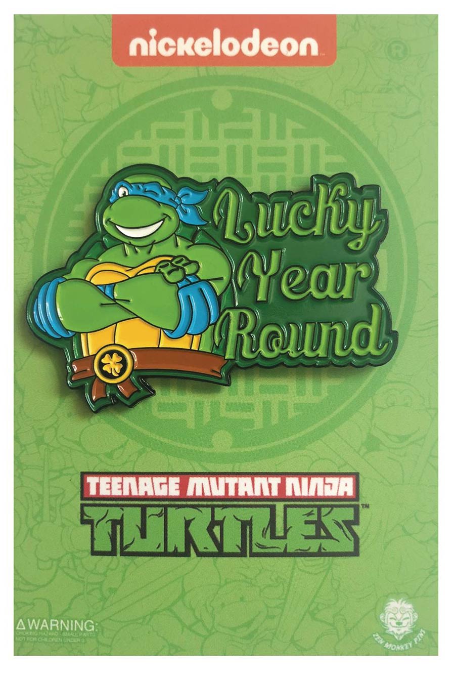 Teenage Mutant Ninja Turtles Lucky Year Round Pin - Leonardo