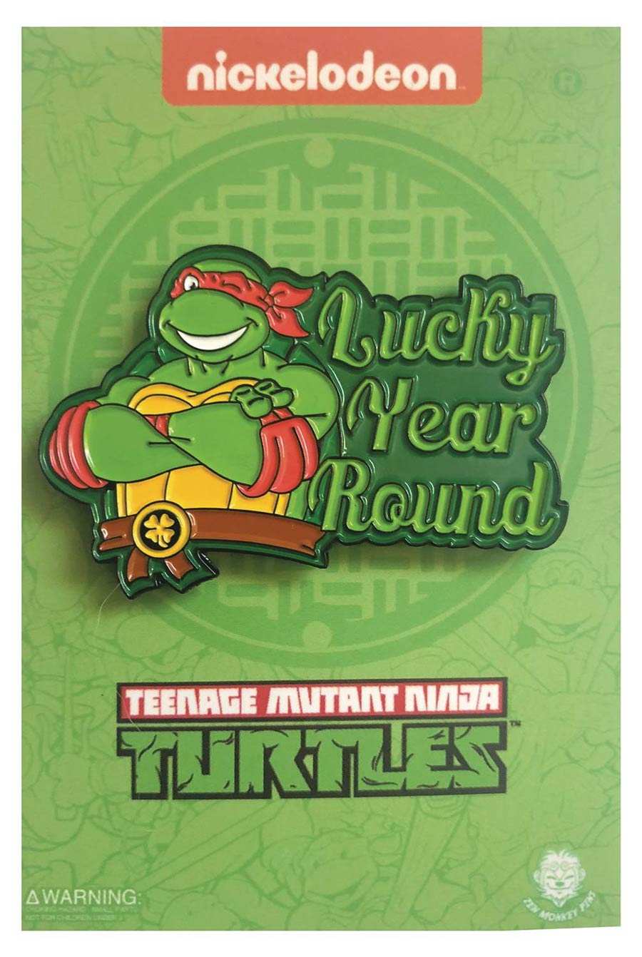 Teenage Mutant Ninja Turtles Lucky Year Round Pin - Raphael