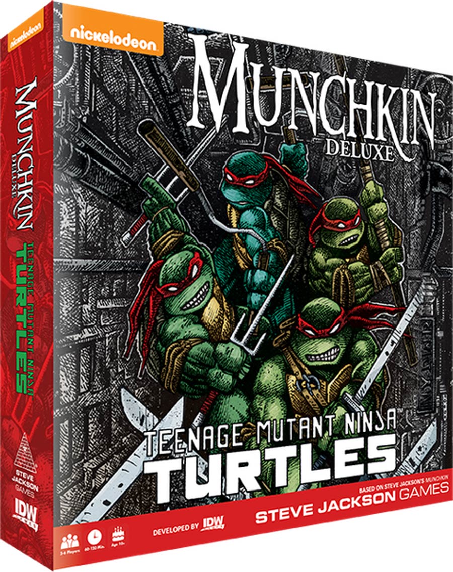 Munchkin Teenage Mutant Ninja Turtles Deluxe Edition