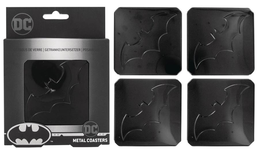 Batman Metal Coasters 4-Pack