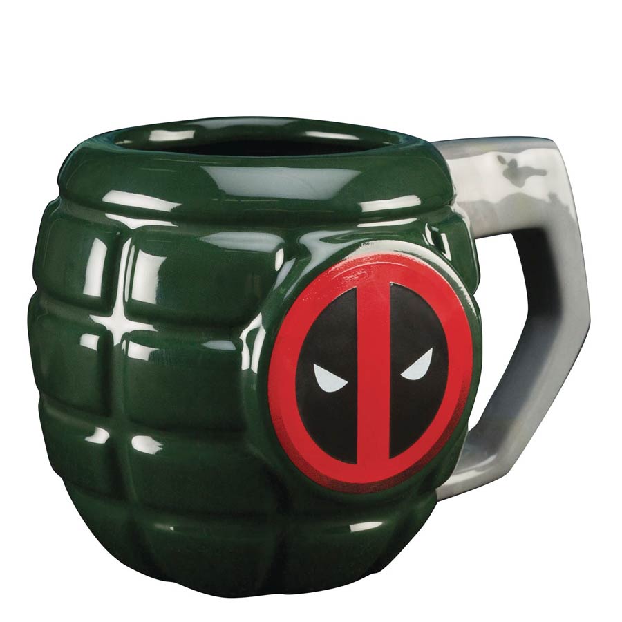 Deadpool Grenade Mug