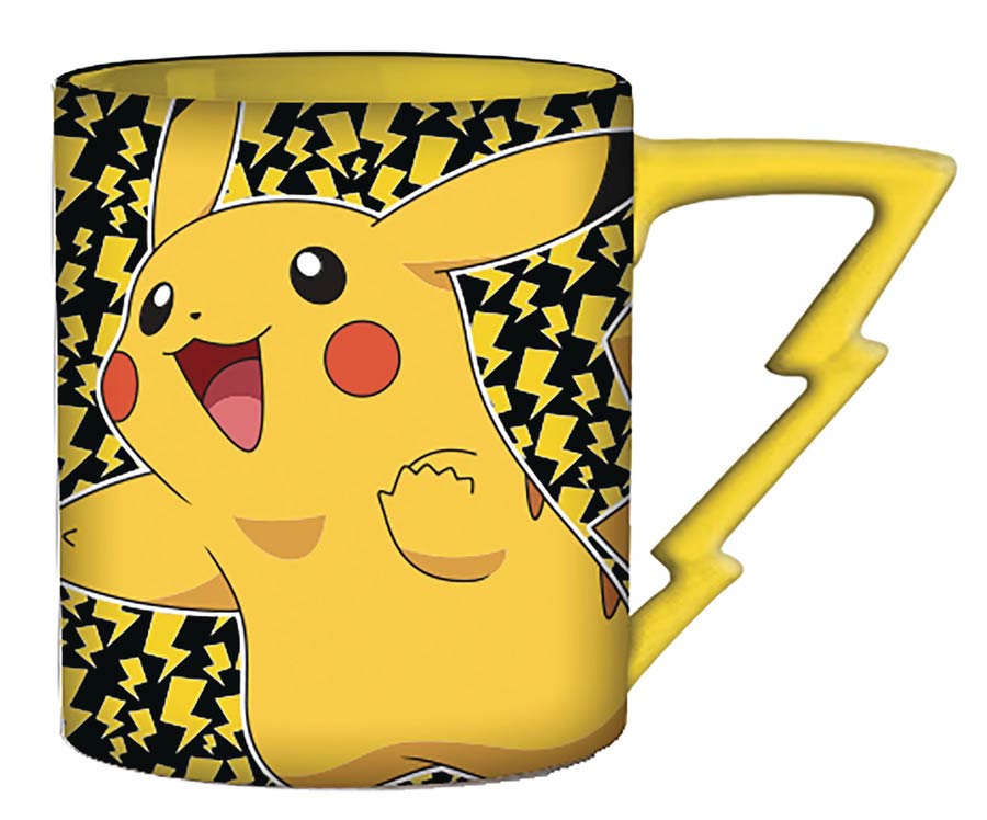 Pokemon Pikachu Happy Bolt 20-Ounce Shaped Handle Mug