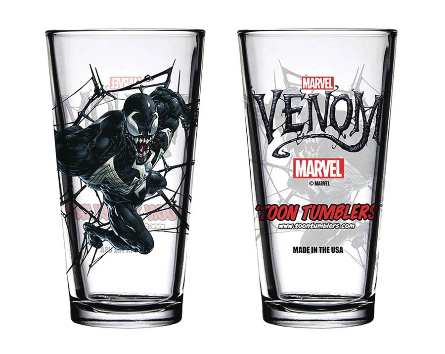 Toon Tumblers Marvel Venom Pint Glass