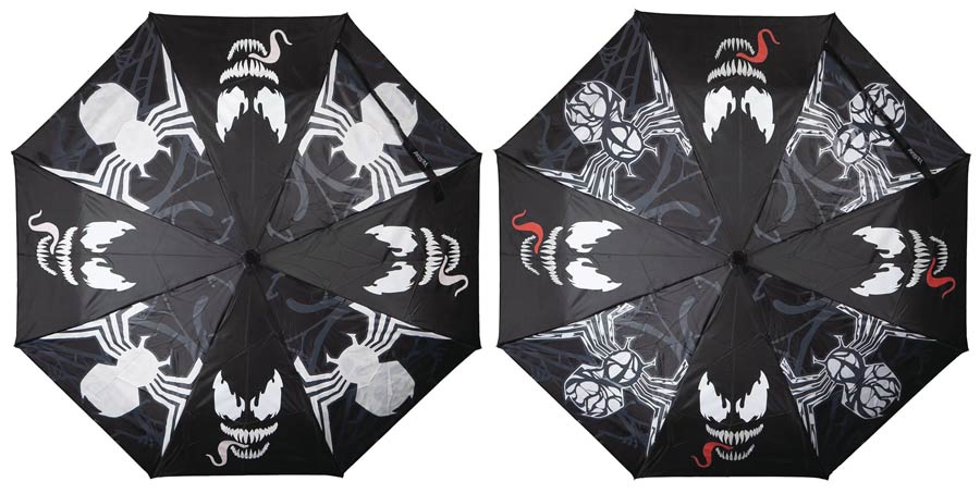 Marvel Venom Liquid Reactive Color Changing Umbrella