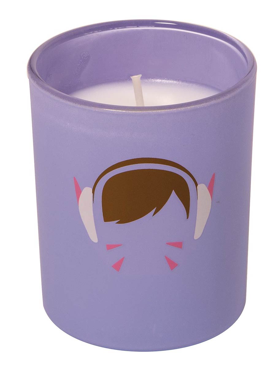 Overwatch Glass Votive Candle - D.Va