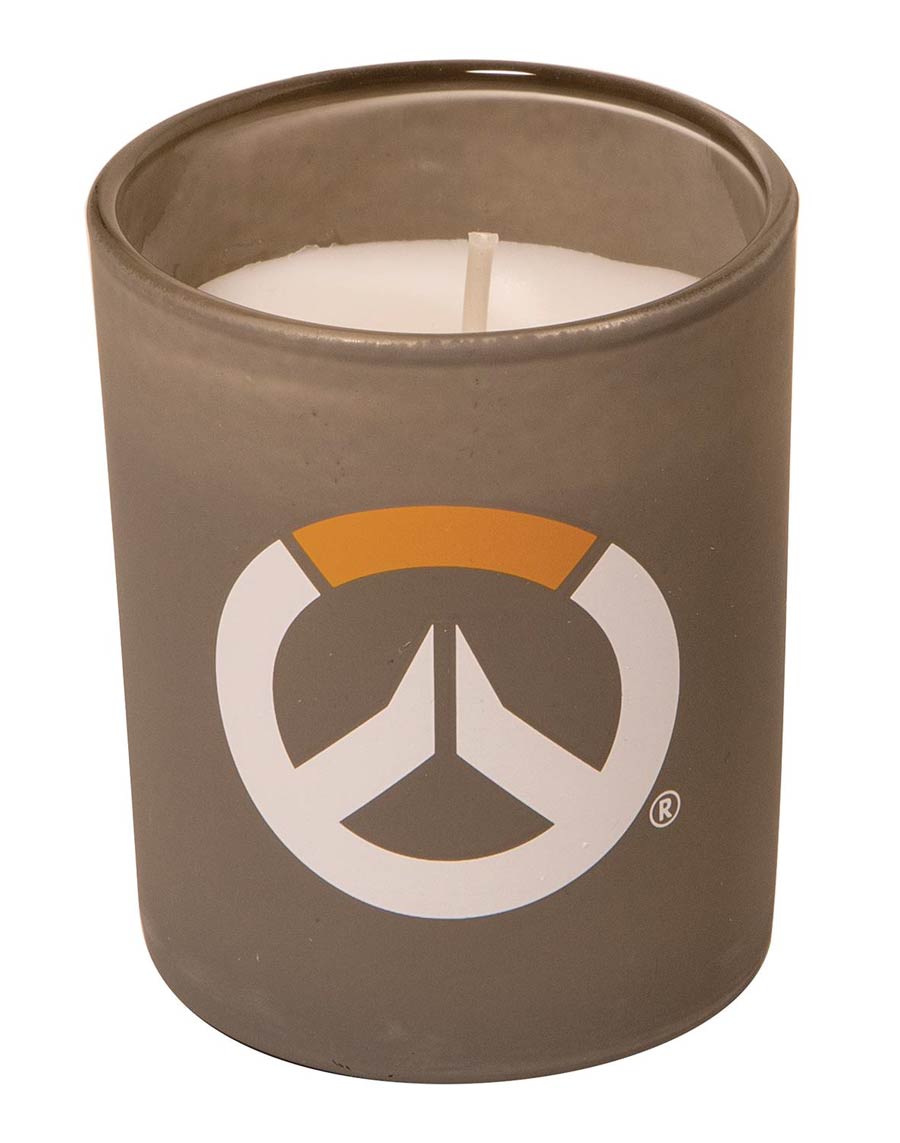 Overwatch Glass Votive Candle - Logo