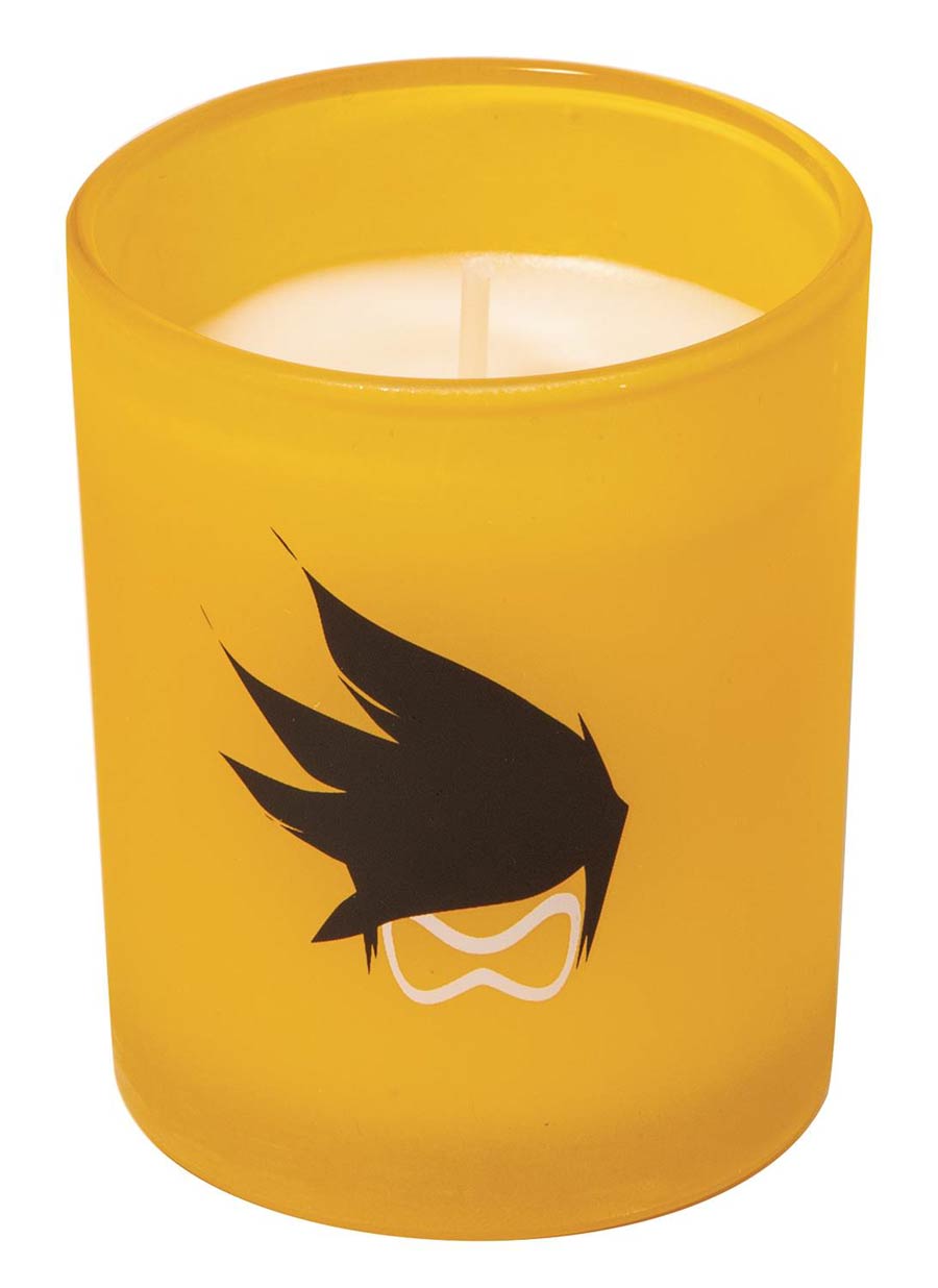 Overwatch Glass Votive Candle - Tracer