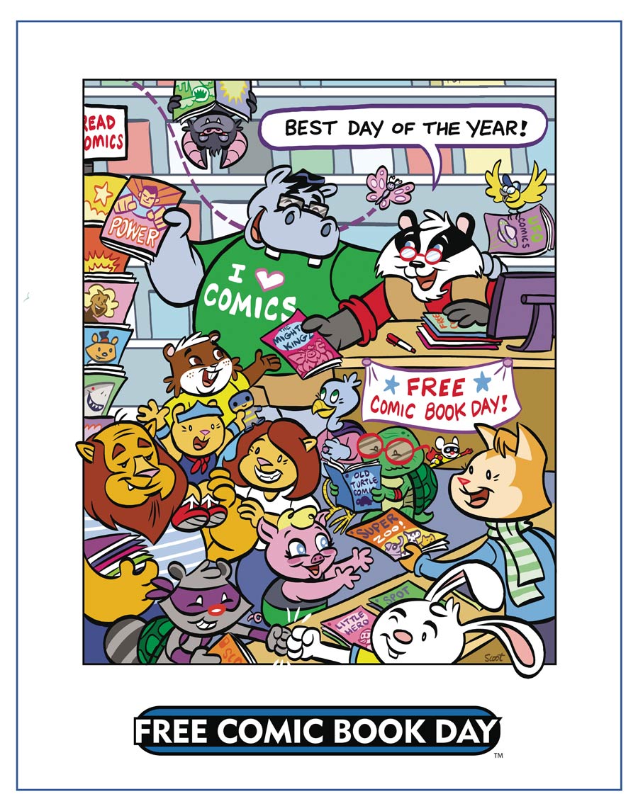 FCBD 2019 Commemorative Artist Scoot McMahon Poster