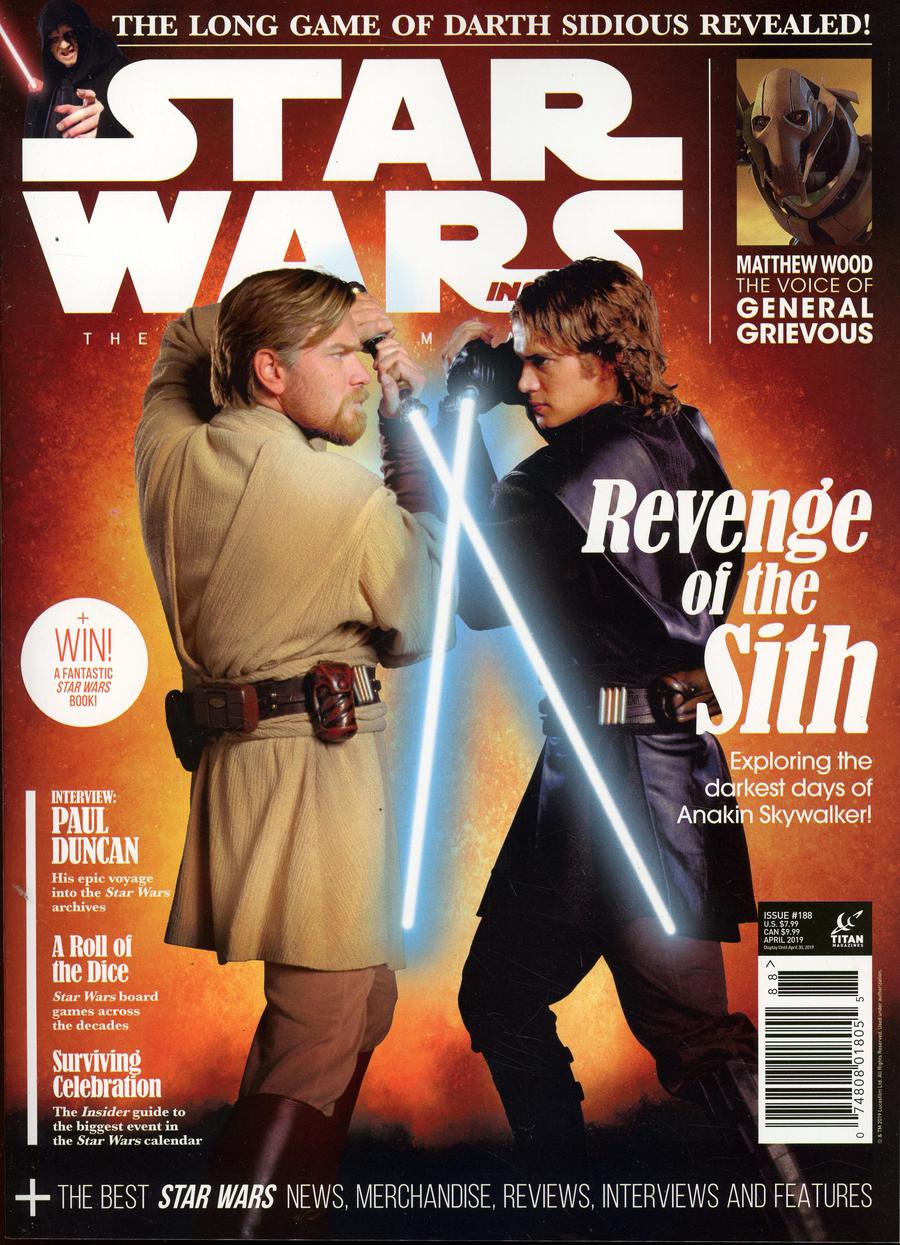 Star Wars Insider #188 April 2019 Newsstand Edition