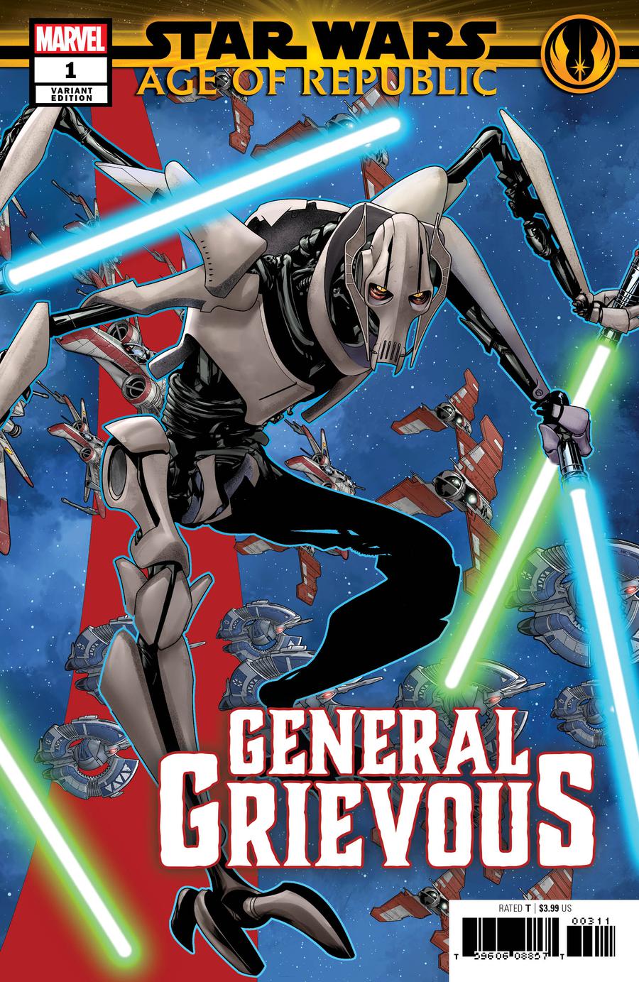 Star Wars Age Of Republic General Grievous #1 Cover C Variant Mike McKone Puzzle Piece Cover