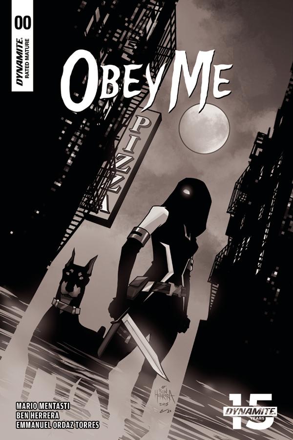 Obey Me #0 Cover C Incentive Ben Herrera Black & White A Cover