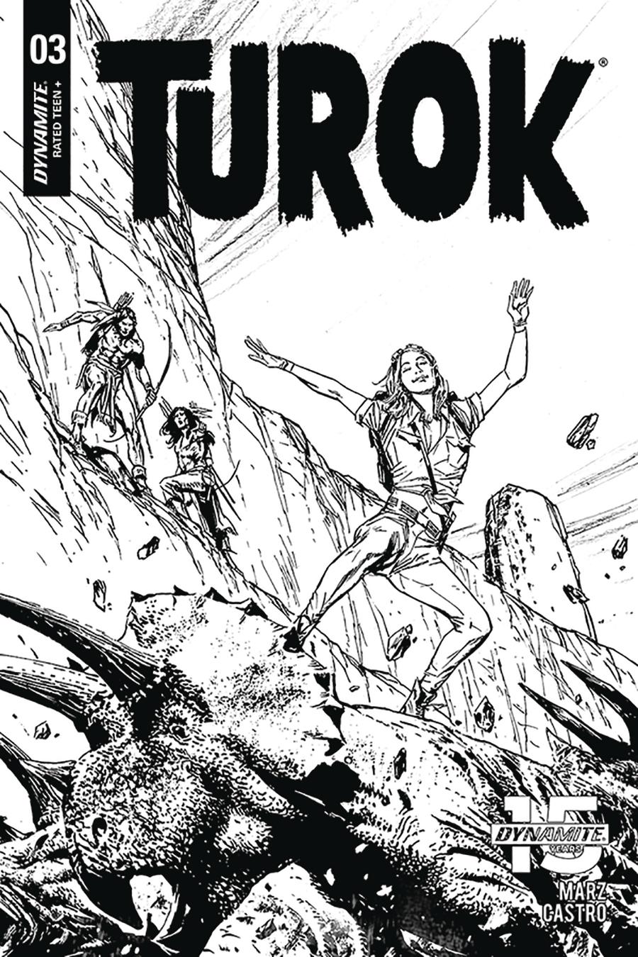 Turok Vol 3 #3 Cover D Incentive Butch Guice Black & White Cover