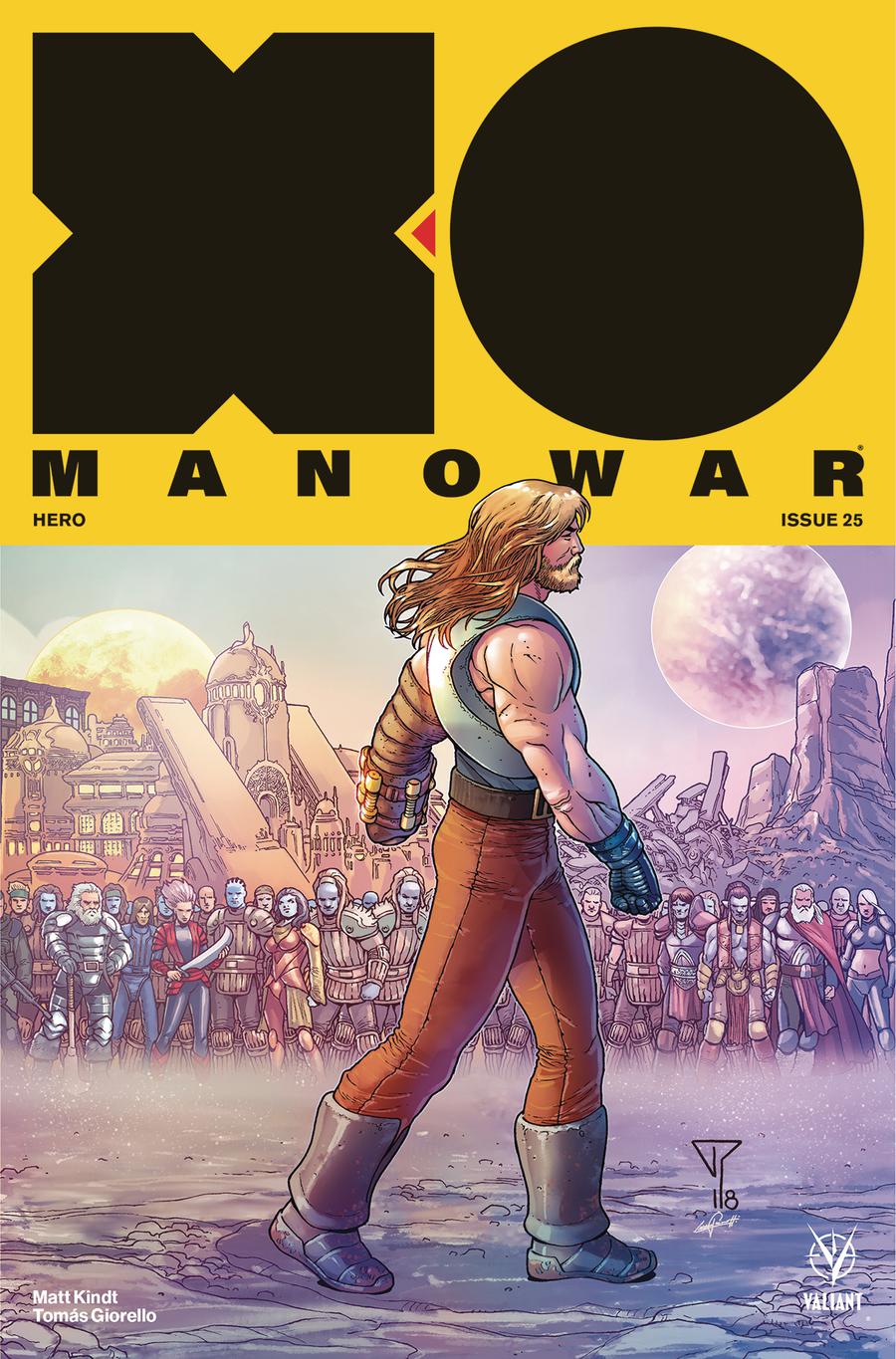 X-O Manowar Vol 4 #25 Cover E Incentive Francis Portela Interlocking Variant Cover