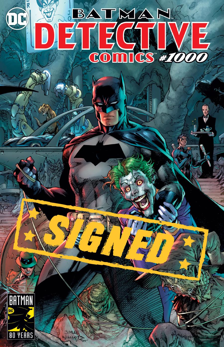 Detective Comics Vol 2 #1000 Cover Q DF Gold Signature Series Signed By Peter J Tomasi
