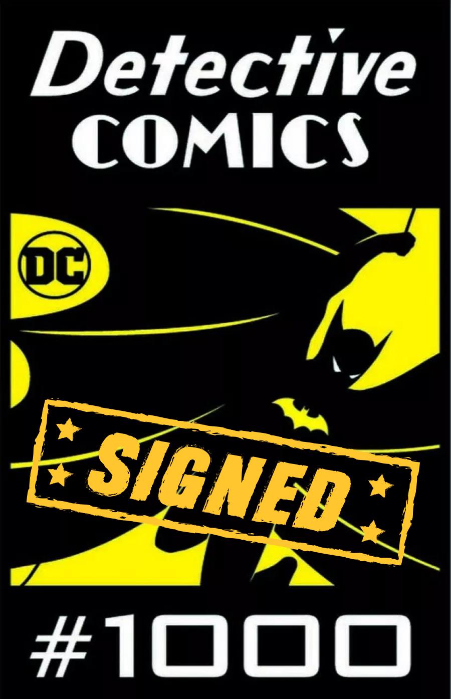 Detective Comics Vol 2 #1000 Cover S DF Andy Kubert Variant Cover Gold Signature Series Signed By Andy Kubert