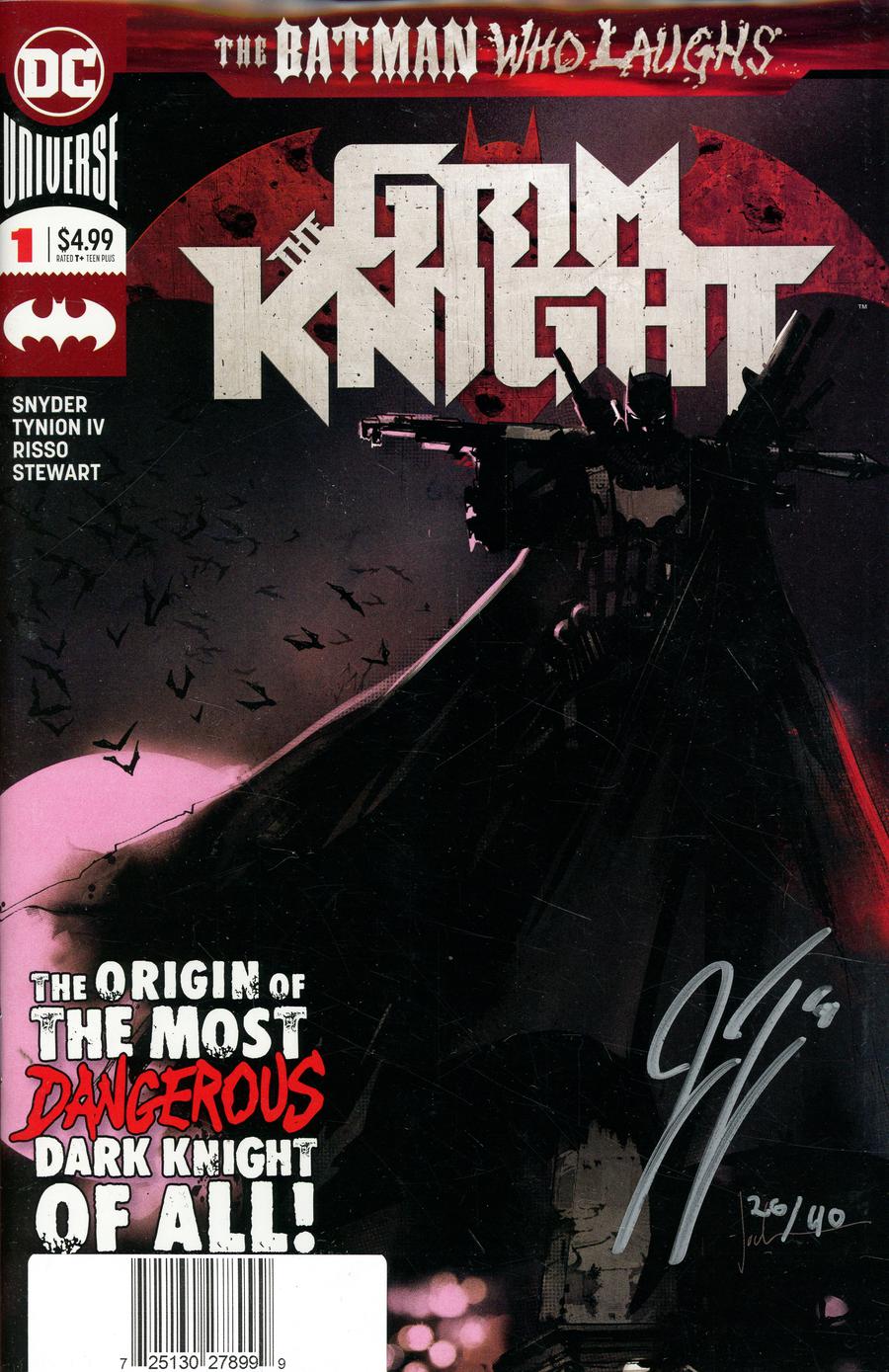 Batman Who Laughs The Grim Knight #1 Cover F DF Signed By James Tynion IV