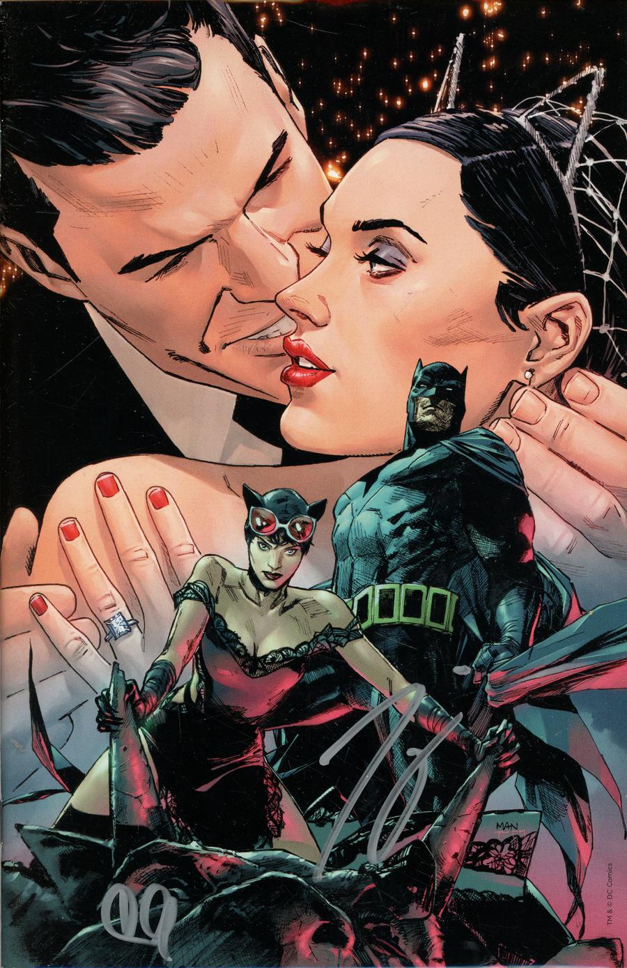 Batman Vol 3 #50 Cover Z-R DF CSA Exclusive Romance Virgin Variant Cover Signed By Tom King & Clay Mann