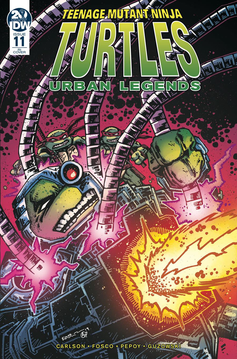 Teenage Mutant Ninja Turtles Urban Legends #11 Cover C Incentive Kevin Eastman Variant Cover