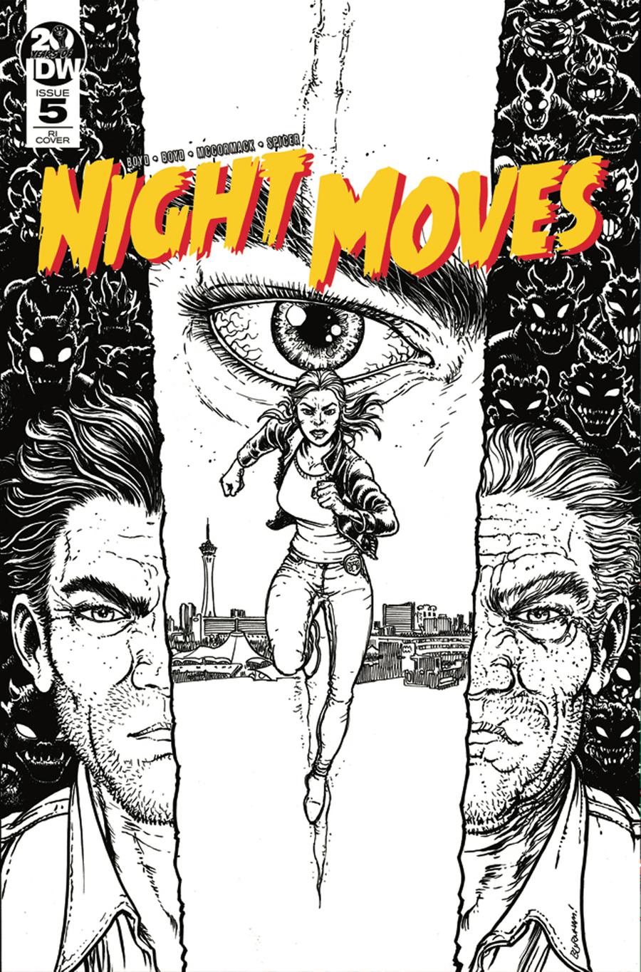 Night Moves #5 Cover B Incentive Chris Burnham Sketch Cover