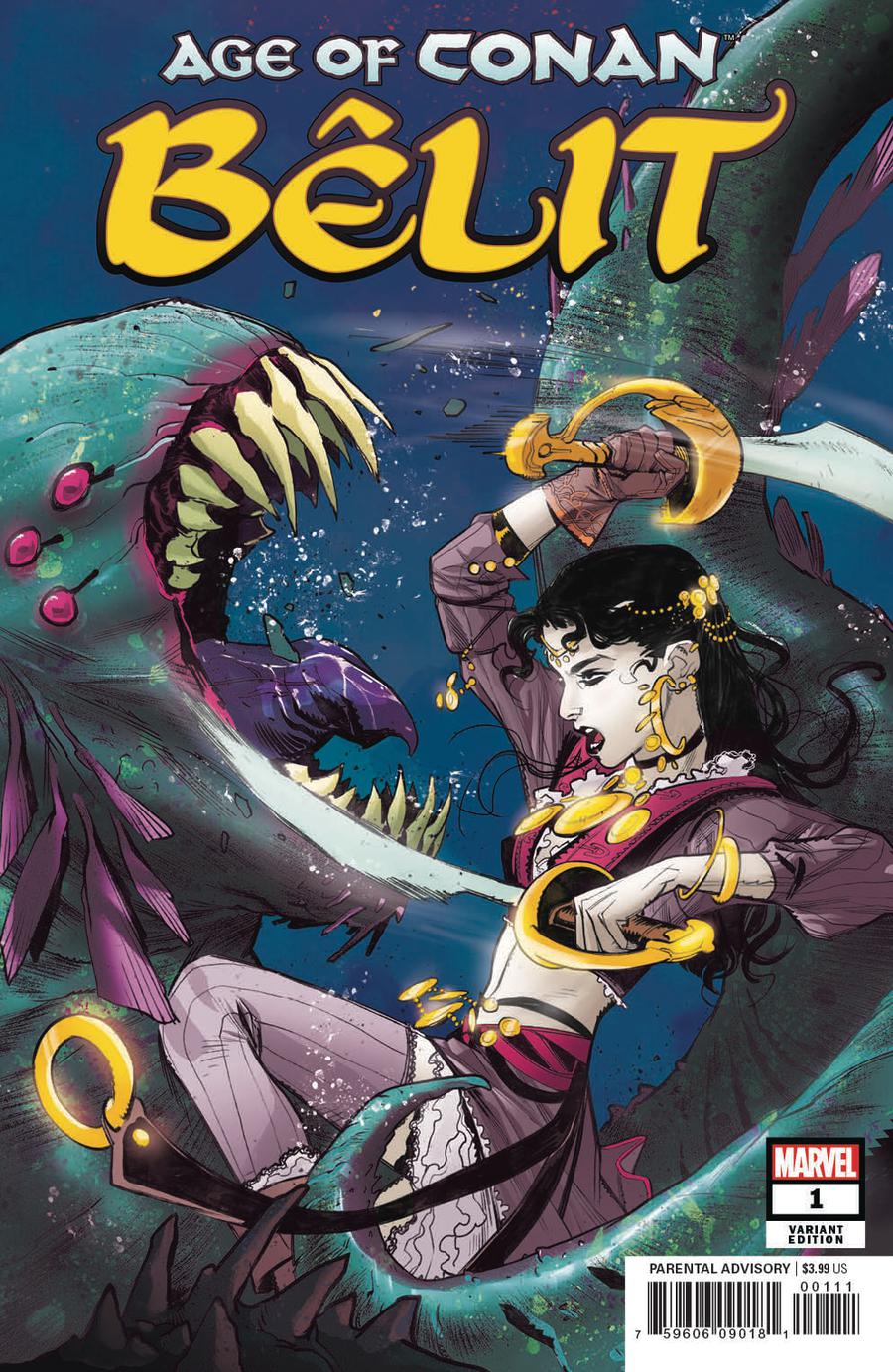 Age Of Conan Belit Queen Of The Black Coast #1 Cover E Incentive Sara Pichelli Variant Cover