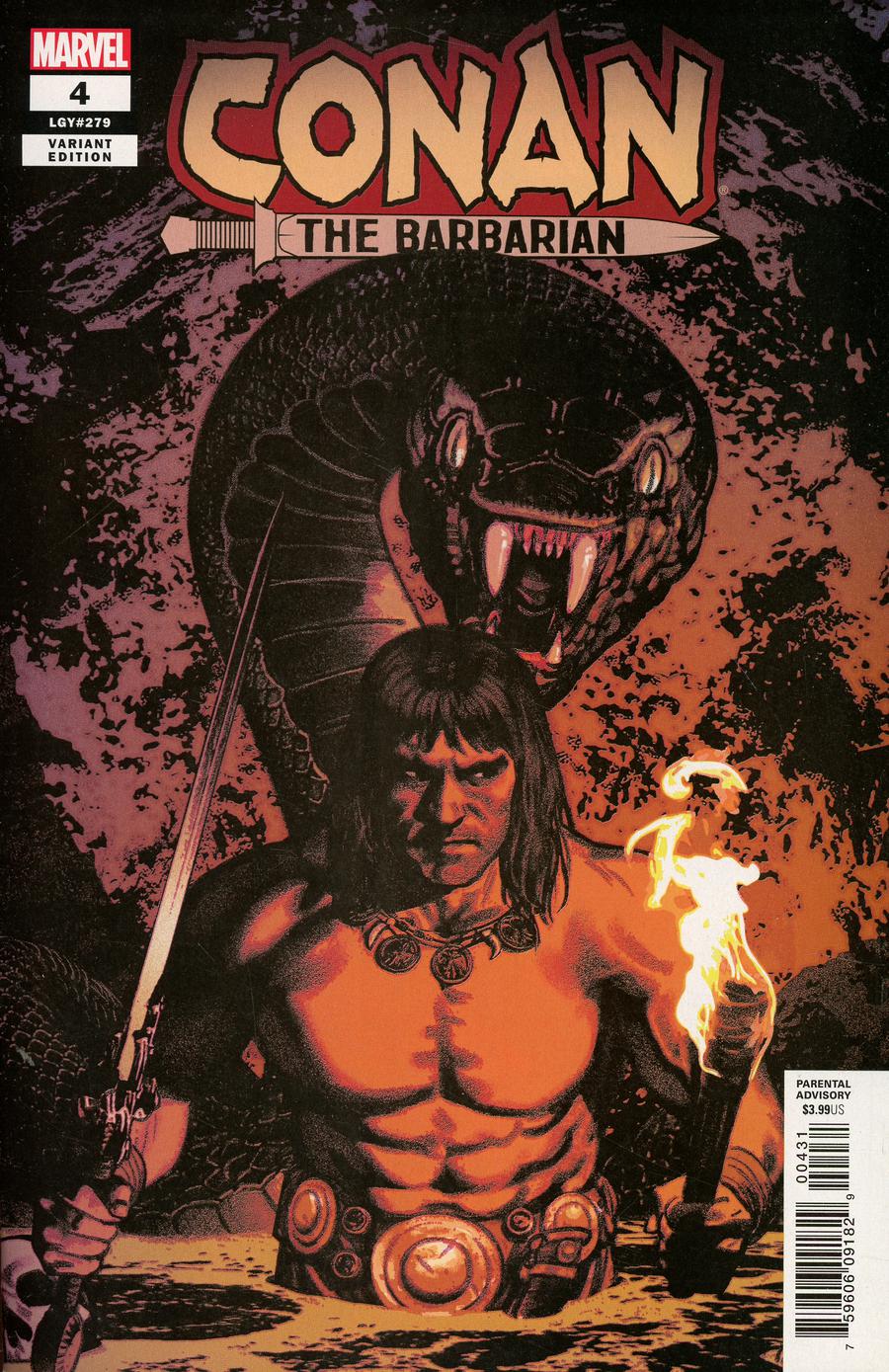 Conan The Barbarian Vol 4 #4 Cover C Incentive Greg Smallwood Variant Cover