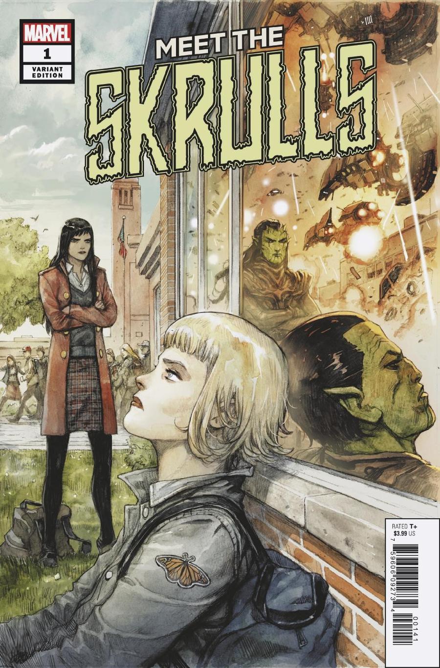 Meet The Skrulls #1 Cover E Incentive Niko Henrichon Variant Cover