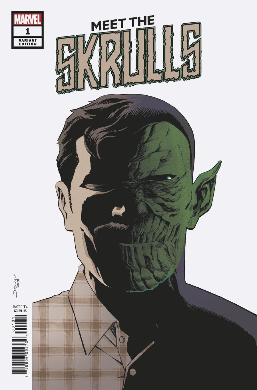 Meet The Skrulls #1 Cover D Incentive Declan Shalvey Variant Cover