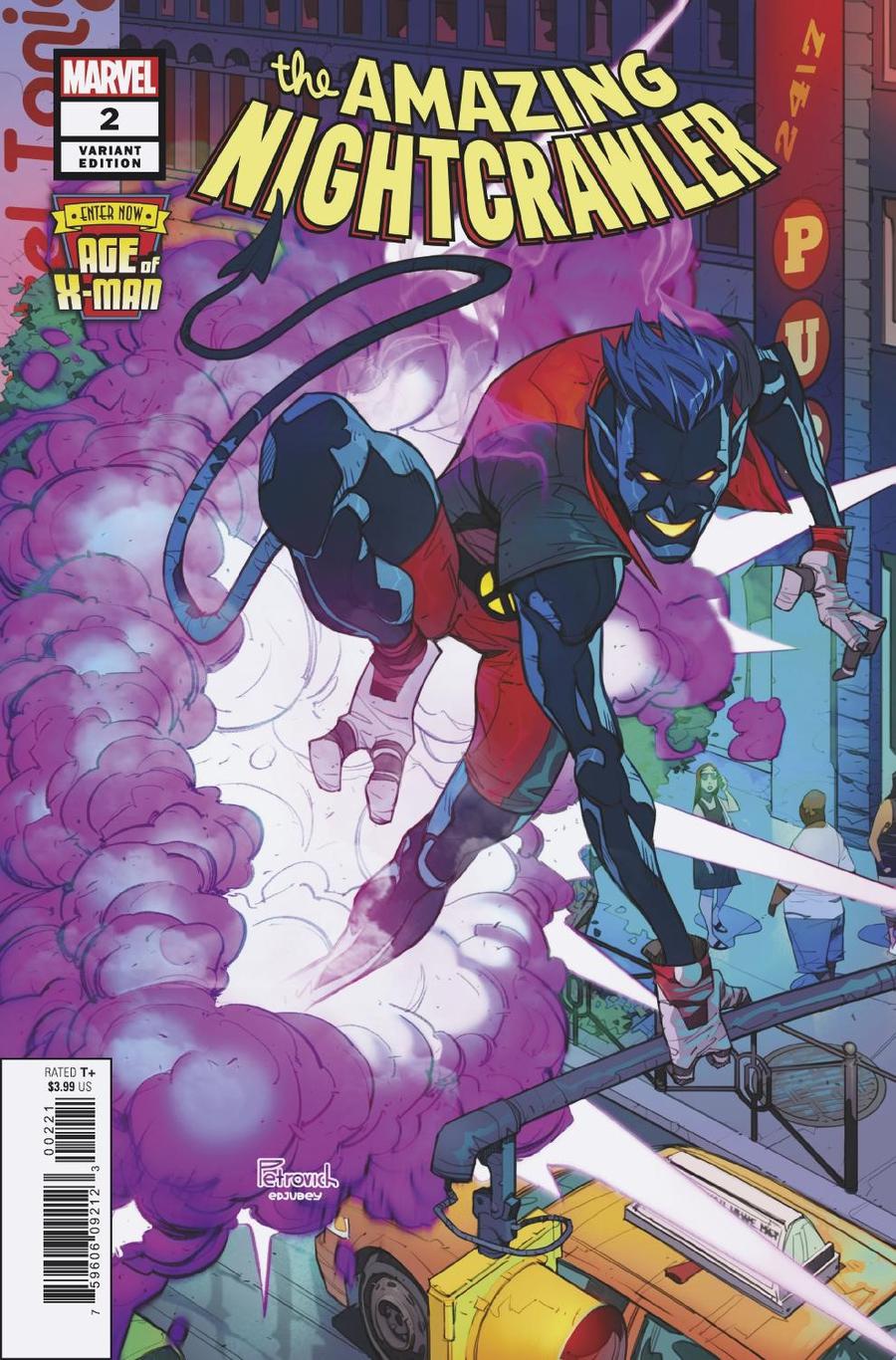Age Of X-Man Amazing Nightcrawler #2 Cover B Incentive Eduardo Petrovich Variant Cover
