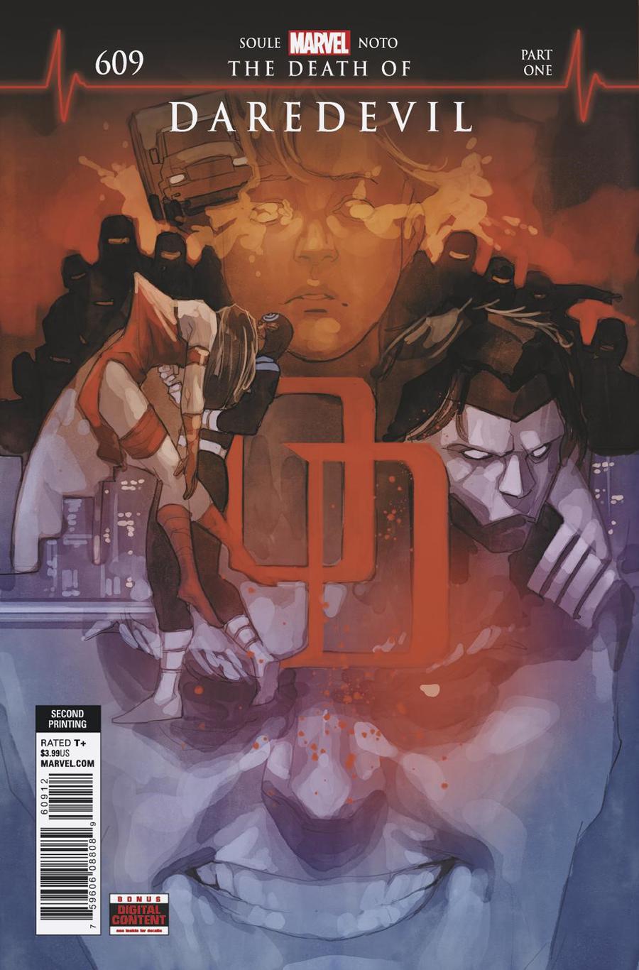 Daredevil Vol 5 #609 Cover C 2nd Ptg Phil Noto Variant Cover