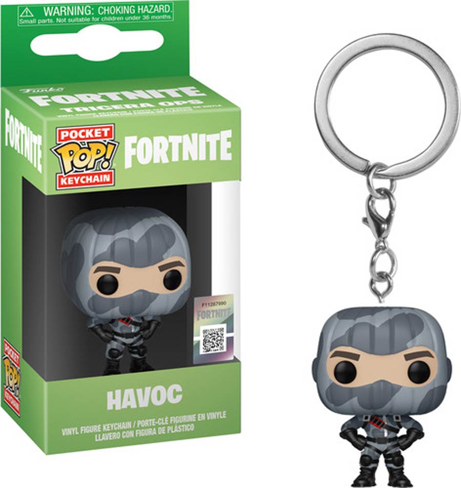 POP Fortnite Havoc Vinyl Pocket Keychain