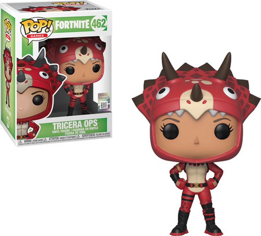 POP Games 462 Fortnite Tricera Ops Vinyl Figure
