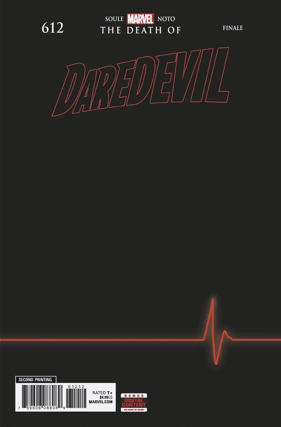 Daredevil Vol 5 #612 Cover H 2nd Ptg Variant Phil Noto Cover