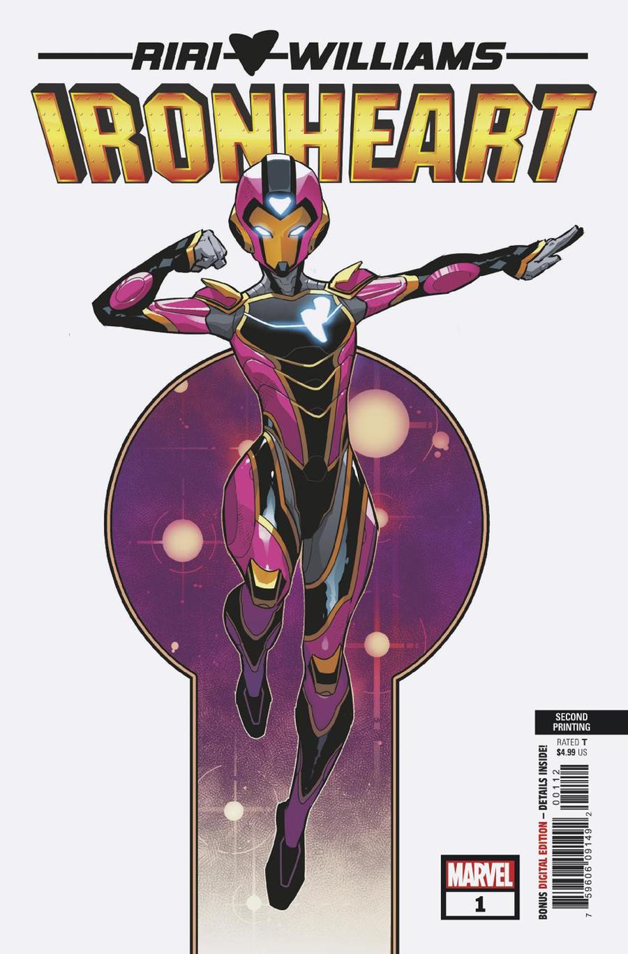 Ironheart #1 Cover H 2nd Ptg Variant Luciano Vecchio Cover