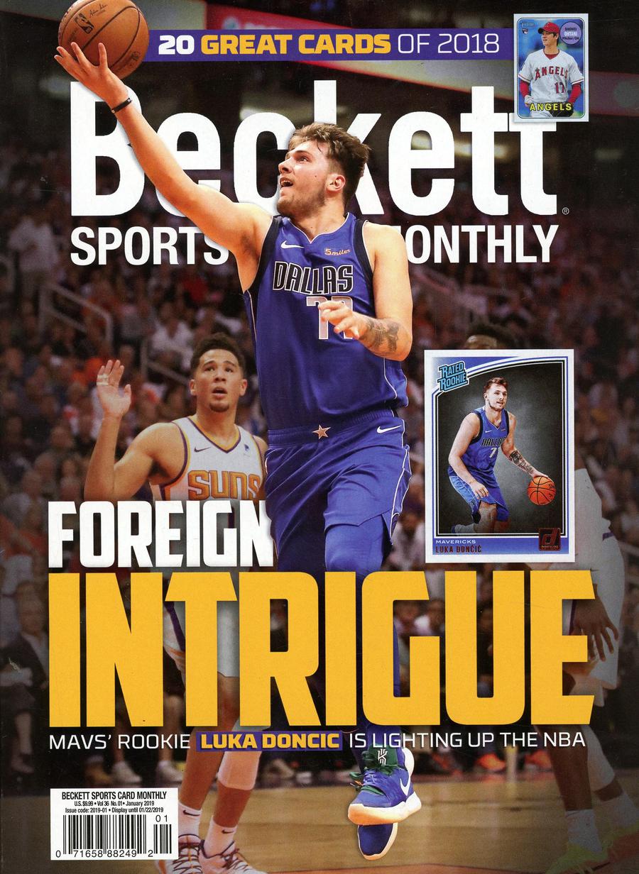 Beckett Sports Card Monthly #406 Vol 36 #1 January 2019