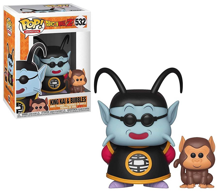 POP Animation 532 Dragon Ball Z King Kai And Bubbles Vinyl Figure