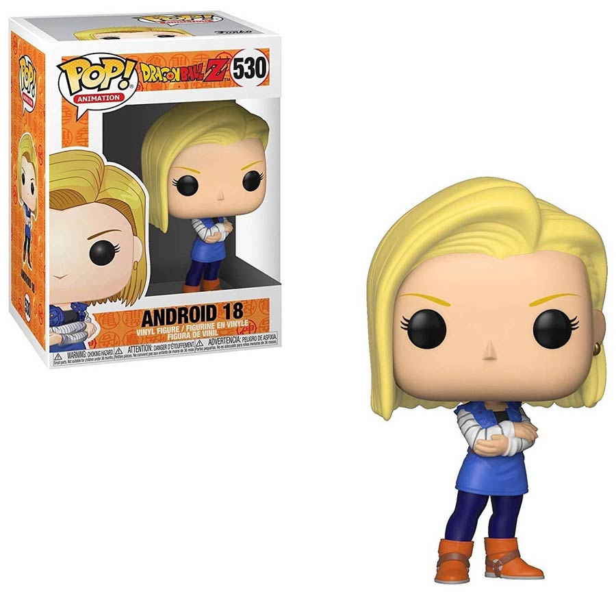 POP Animation 530 Dragon Ball Z Android 18 Vinyl Figure