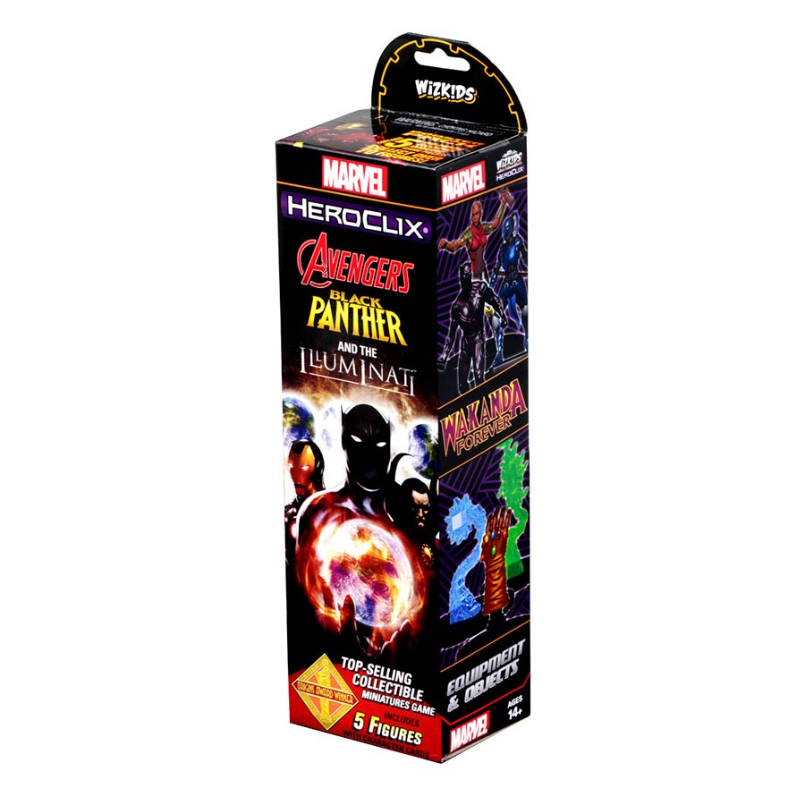 Marvel HeroClix Avenger Black Panther And The Illuminati Booster Pack