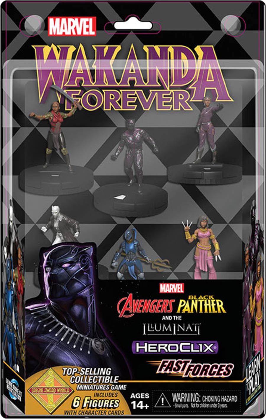 Marvel HeroClix Avenger Black Panther And The Illuminati Fast Forces Pack