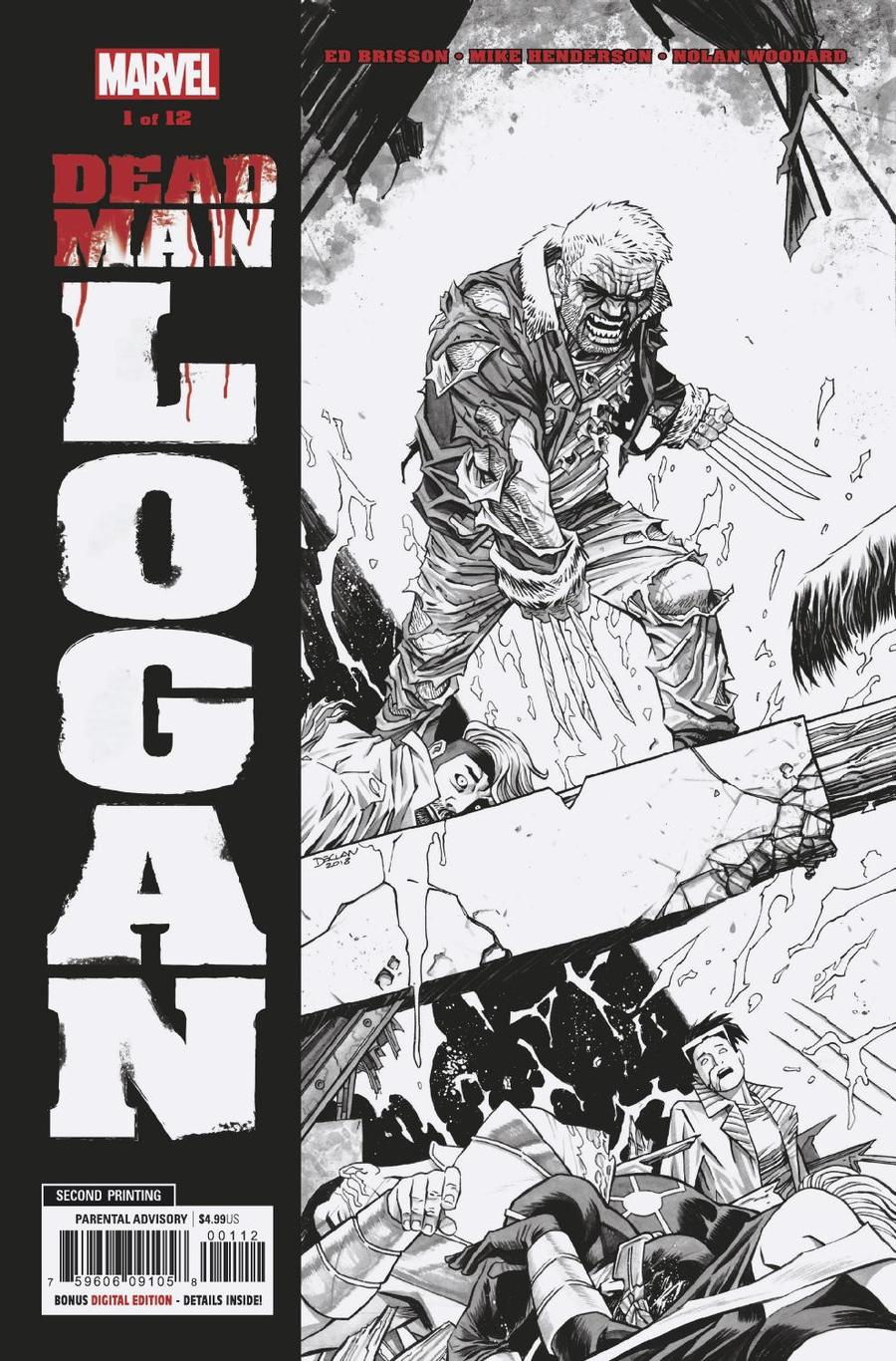 Dead Man Logan #1 Cover F 2nd Ptg Variant Mike Henderson Cover