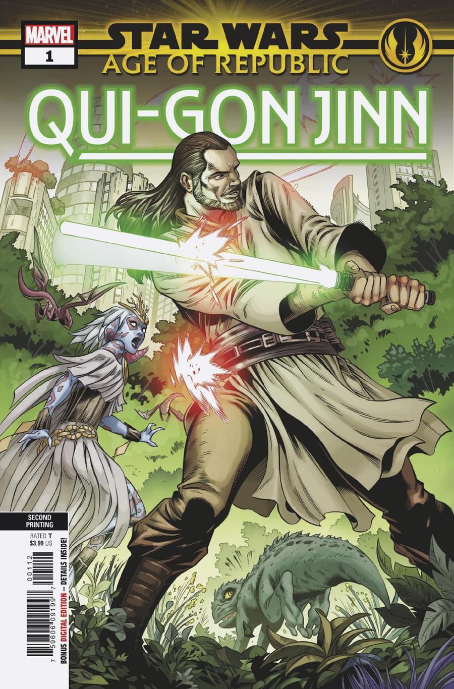 Star Wars Age Of Republic Qui-Gon Jinn #1 Cover G 2nd Ptg Variant Cory Smith Cover