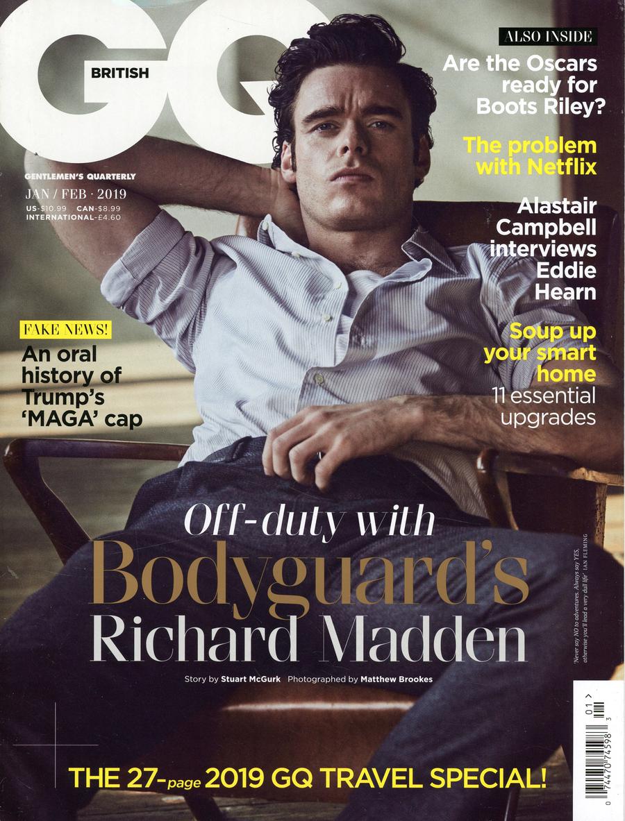 GQ UK January / February 2019