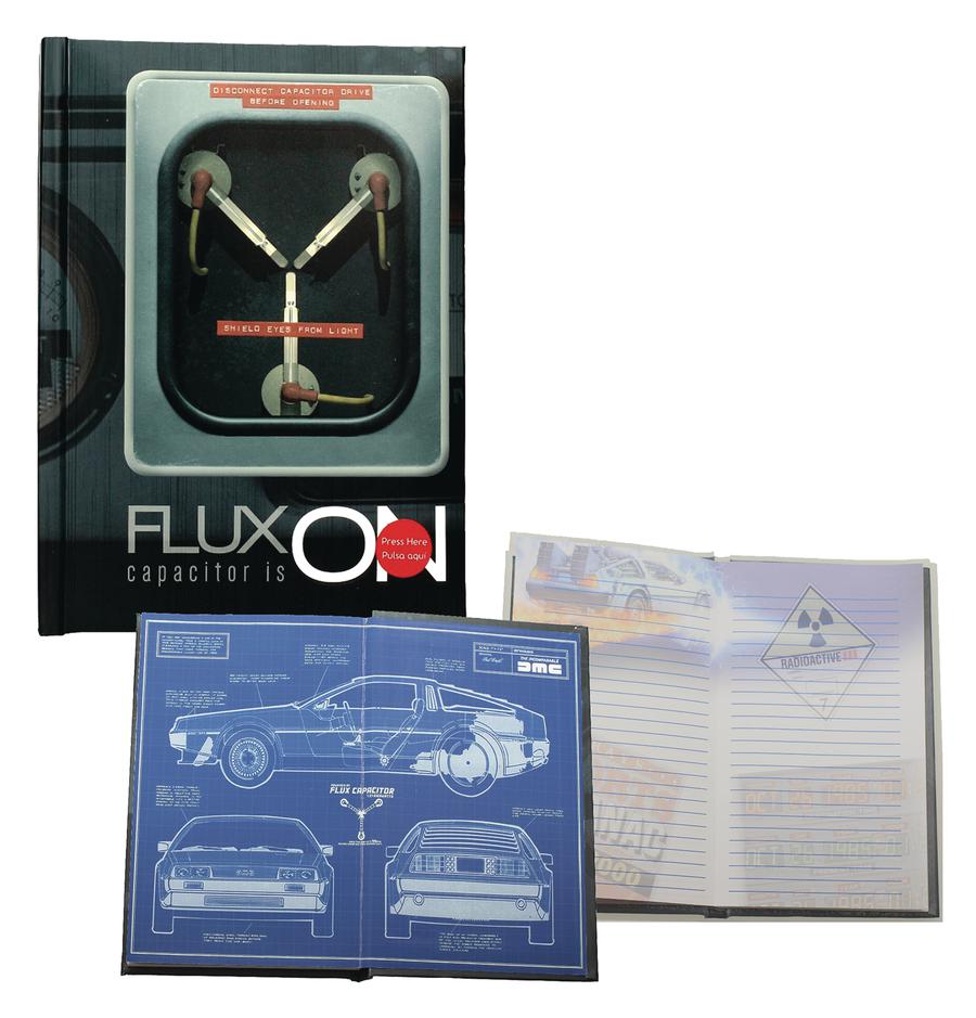 Back To The Future Flux Capacitor Light-Up Notebook