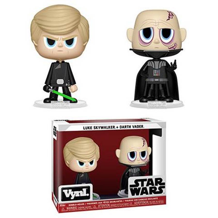Vynl. Star Wars Luke Skywalker And Darth Vader 2-Pack Vinyl Figure