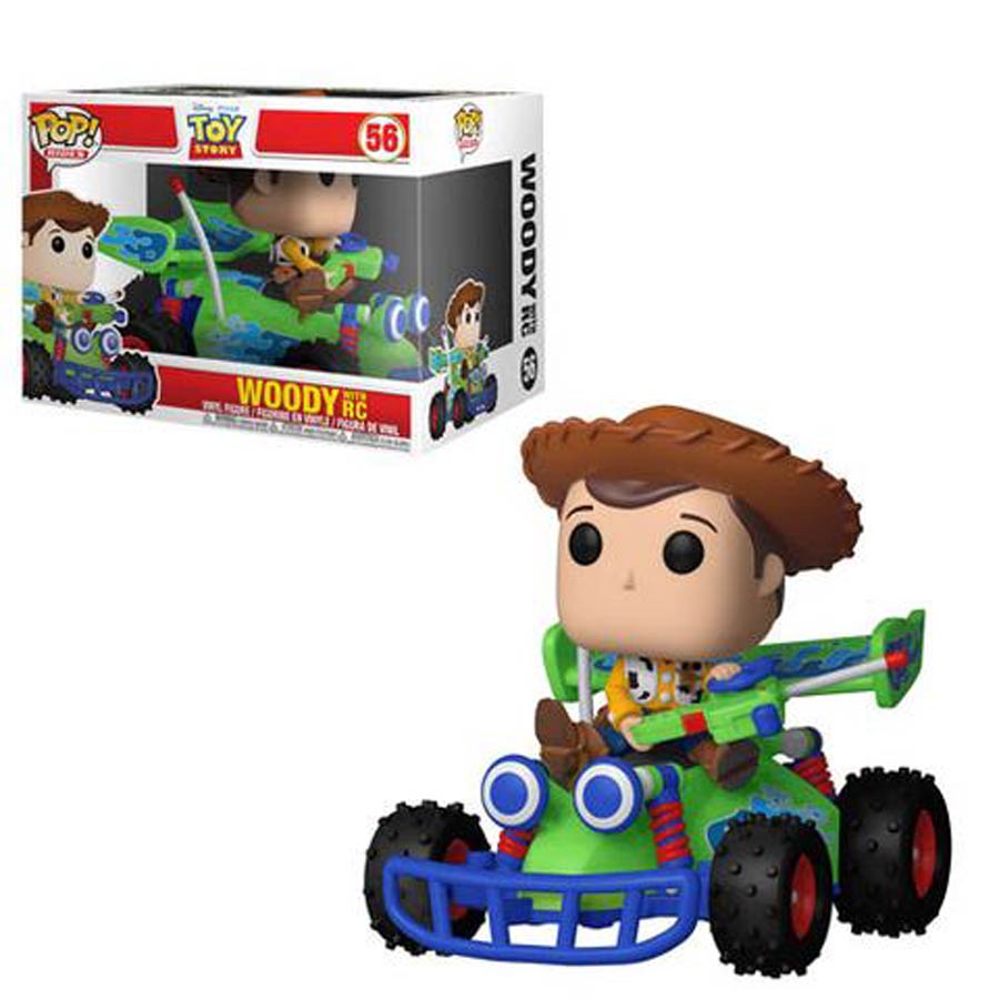 POP Rides 56 Disney Pixar Toy Story Woody With RC Vinyl Figure