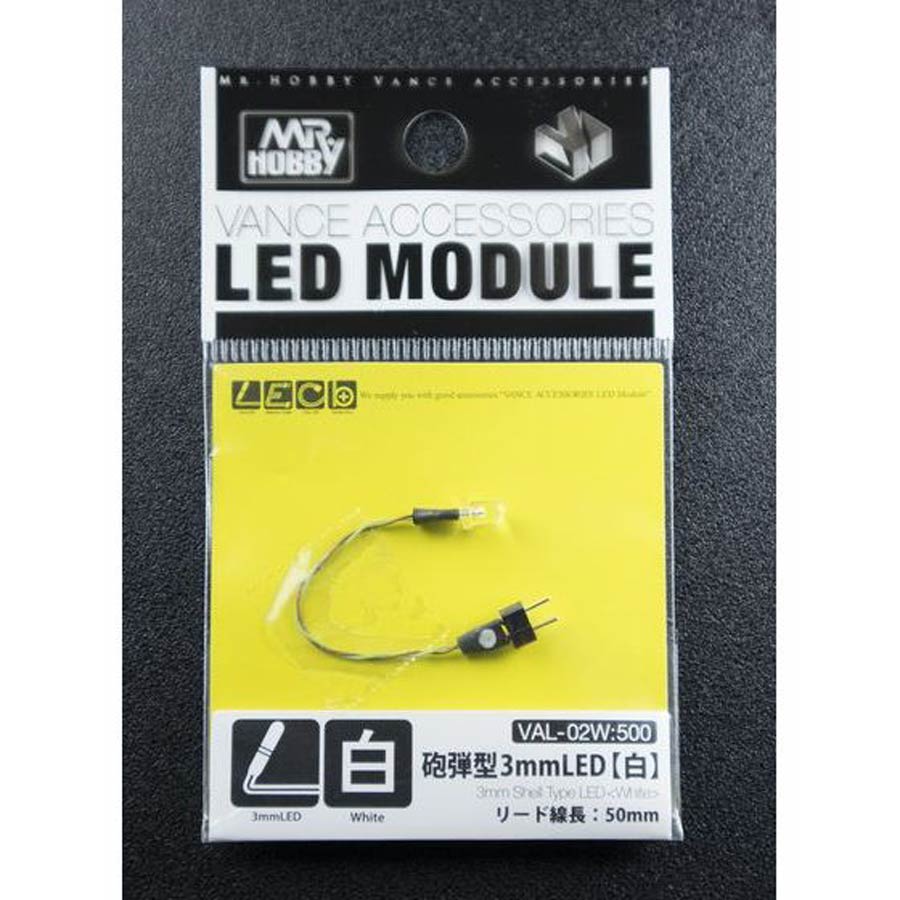 Mr. Hobby Vance Accessories LED Module - 3mm Shell Type LED (White)