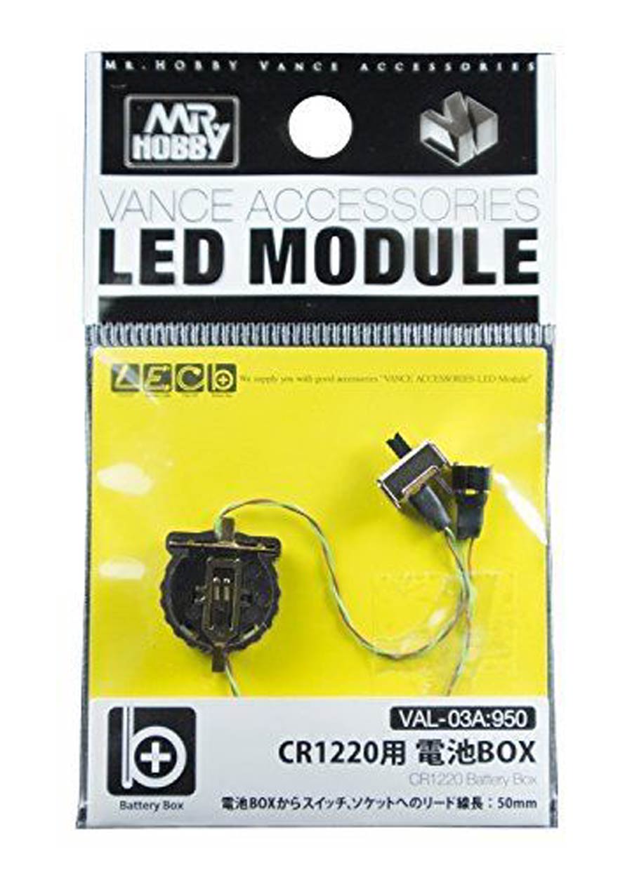 Mr. Hobby Vance Accessories LED Module -  Bag Of 10 Units - CR1220 Battery Box