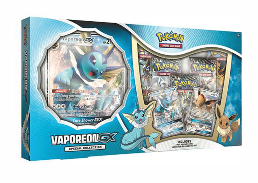 Pokemon TCG Vaporeon GX Box